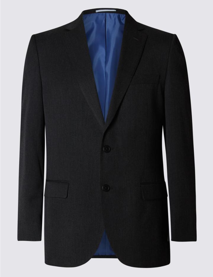 Marks & Spencer Charcoal Regular Fit Jacket Charcoal