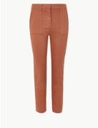 Marks & Spencer Slim Leg Trousers Faded Orange