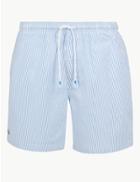 Marks & Spencer Cotton Rich Quick Dry Swim Shorts Blue