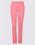 Marks & Spencer Roma Rise Slim Leg Jeans Pink Mix
