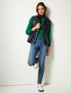 Marks & Spencer Padded Down & Feather Gilet With Stormwear&trade; Navy