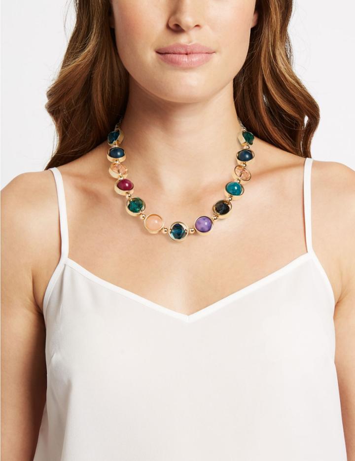 Marks & Spencer Rings Collar Necklace Multi