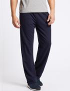 Marks & Spencer Cotton Rich Lightweight Joggers With Staynew&trade; Grey Mix