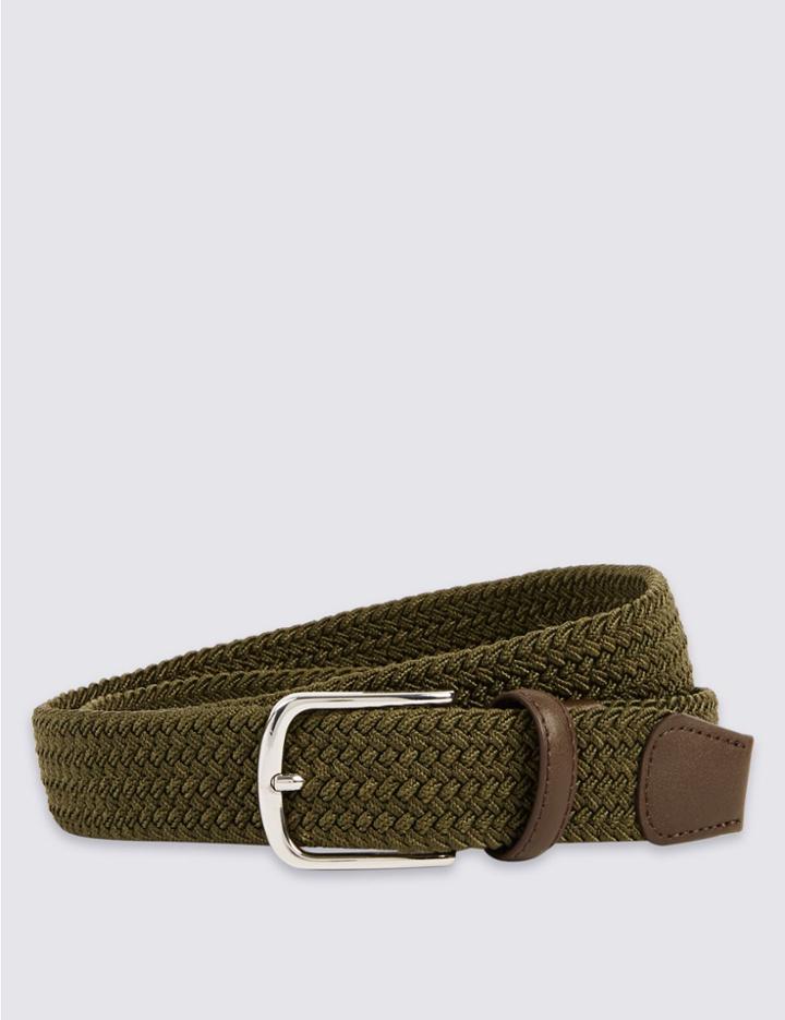 Marks & Spencer Stretch Web Belt Khaki