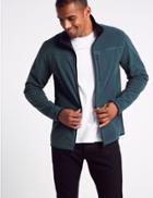 Marks & Spencer Funnel Neck Fleece Jacket With Stormwear&trade; Denim