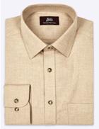 Marks & Spencer Pure Cotton Regular Fit Shirt Neutral