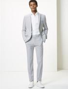 Marks & Spencer Grey Skinny Fit Jacket Silver Grey