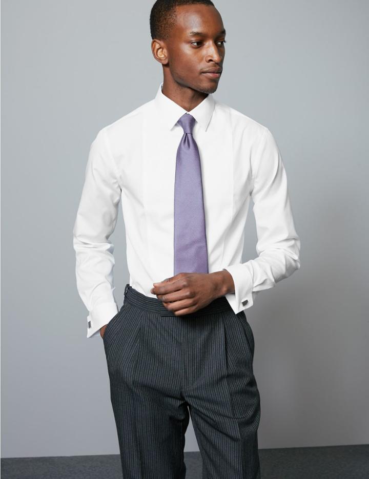 Marks & Spencer Supima Cotton Slim Fit Shirt White