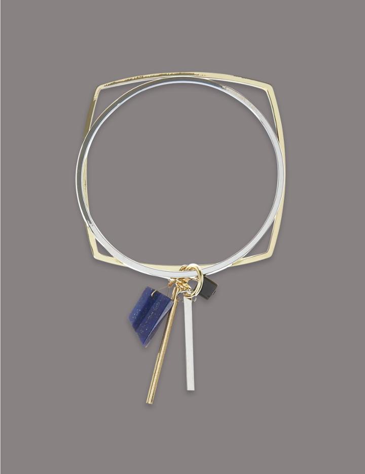 Marks & Spencer Clean Drop Bracelet Silver Mix