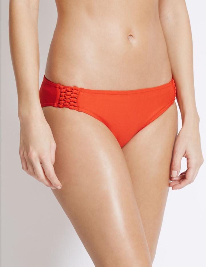 Marks & Spencer Hipster Bikini Bottoms Orange