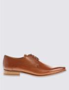 Marks & Spencer Leather Lace-up Shoes Brown Mix