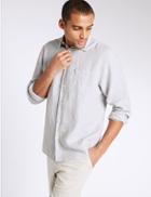 Marks & Spencer Pure Linen Easy Care Long Sleeve Shirt Natural