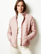 Marks & Spencer Lightweight Down & Feather Jacket With Stormwear&trade; Petal Pink