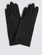Marks & Spencer Stitch Detail Gloves Black