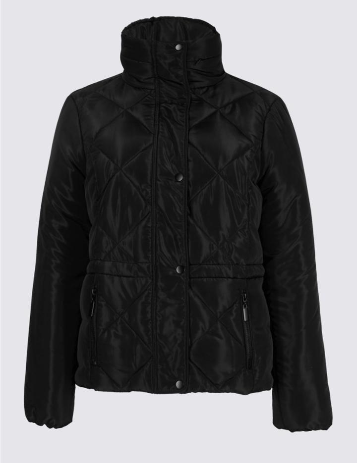 Marks & Spencer Padded Jacket With Stormwear&trade; Black