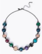 Marks & Spencer Caged Gems Collar Necklace Multi