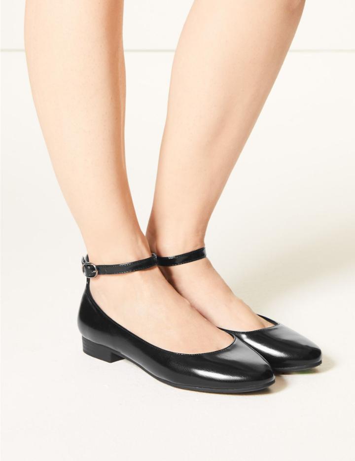 Marks & Spencer Ankle Strap Pumps Black