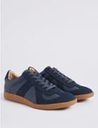 Marks & Spencer Lace-up Trainers Denim Mix