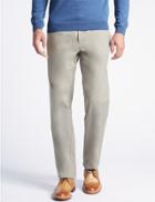 Marks & Spencer Regular Fit Pure Cotton Chinos With Stormwear&trade; Pearl Grey