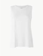 Marks & Spencer Relaxed Fit Vest Top White