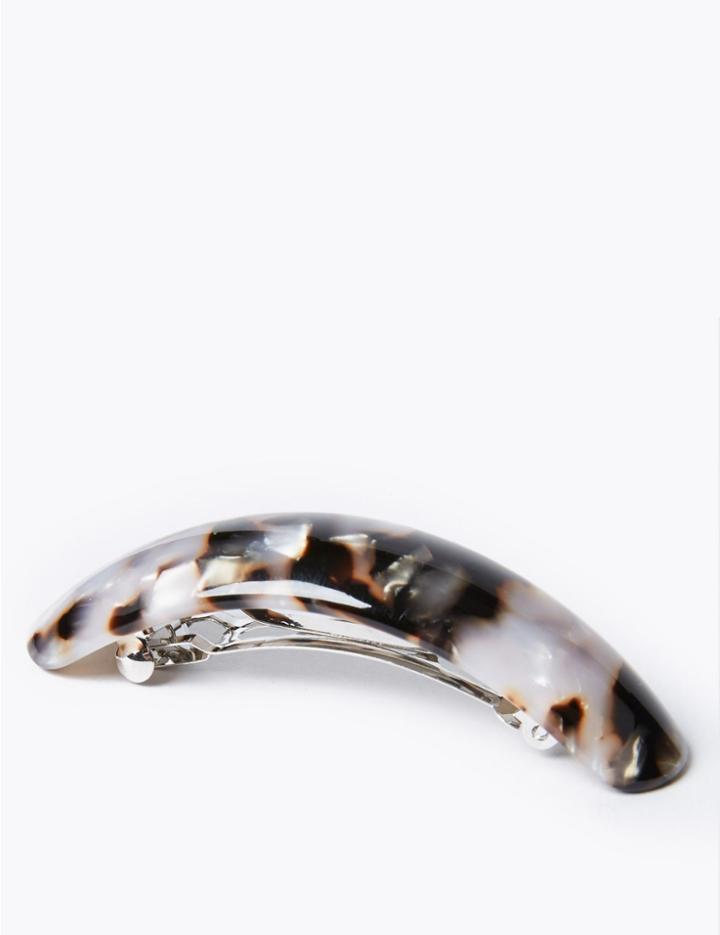 Marks & Spencer Resin Curve Hair Clip White Mix
