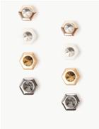 Marks & Spencer Multi Pack Mini Stud Earrings Neutral