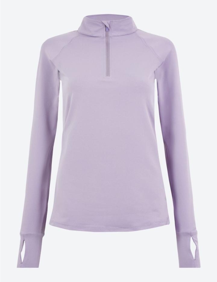 Marks & Spencer Quick Dry Long Sleeve Run Top Dusted Lilac