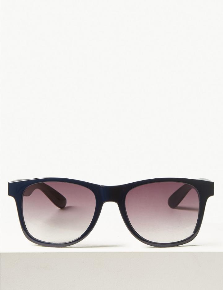 Marks & Spencer Large D Frame Sunglasses Navy