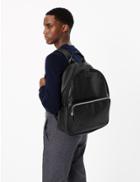 Marks & Spencer Saffiano Backpack Black
