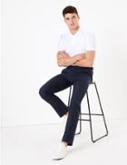 Marks & Spencer The Ultimate Navy Slim Fit Trousers Navy