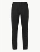 Marks & Spencer Tapered Fit Pure Cotton Chinos Black