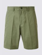 Marks & Spencer Pure Cotton Shorts Medium Green
