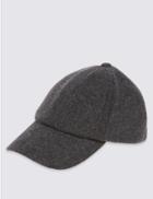 Marks & Spencer Wool Blend Baseball Hat Grey