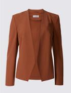 Marks & Spencer Collarless Jacket Rust
