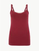 Marks & Spencer Lace Trim Vest With Secret Support&trade; Rowan