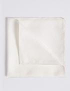 Marks & Spencer Pure Silk Pocket Square Cream