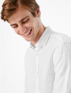 Marks & Spencer Linen Shirt White