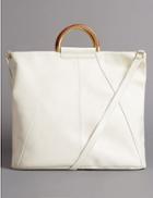 Marks & Spencer Pure Leather Shopper Bag Cream