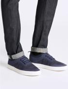 Marks & Spencer Lace-up Casual Trainers Navy
