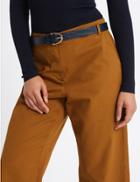 Marks & Spencer Faux Leather Jeans Hip Belt Navy