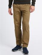 Marks & Spencer Cotton Rich Slim Fit Chinos Taupe