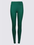 Marks & Spencer Cotton Rich Jeggings Medium Green
