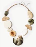 Marks & Spencer Mixed Shapes Necklace Natural Mix