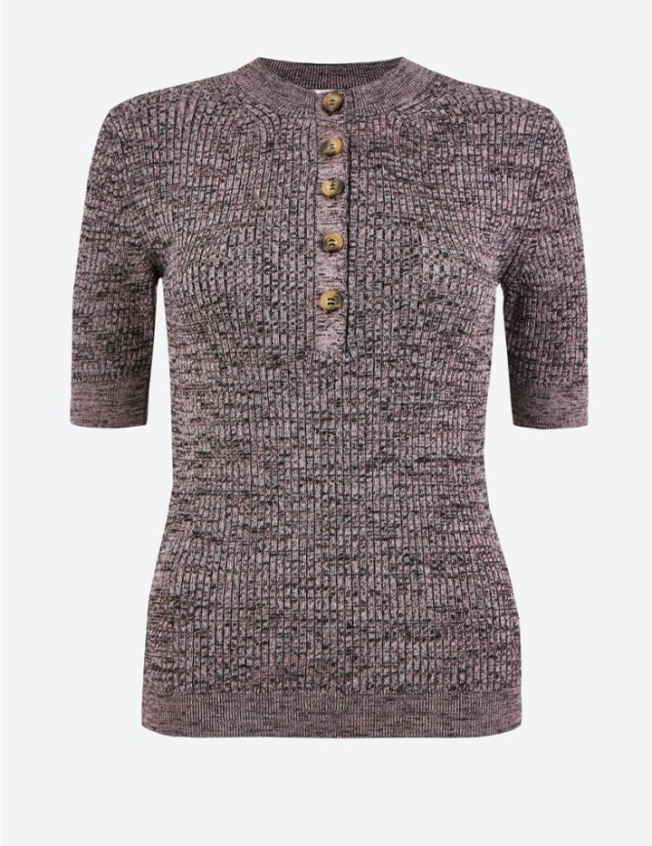 Marks & Spencer Textured Jumper Lilac Mix