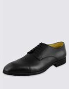 Marks & Spencer Leather Lace-up Shoes With Freshfeet&trade; Black