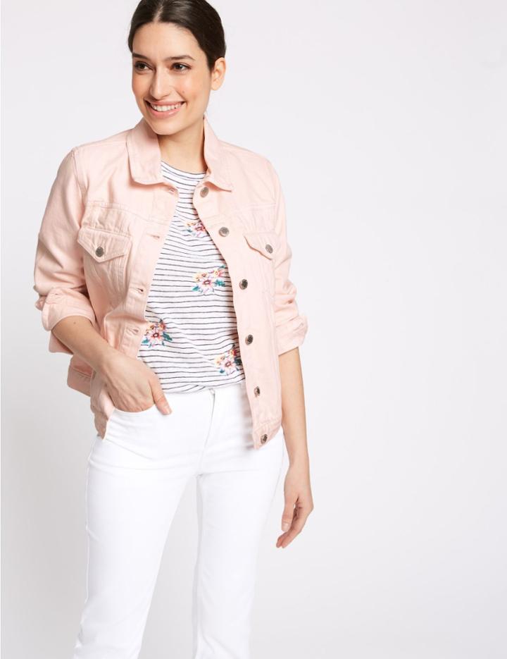 Marks & Spencer Denim Jacket Powder Pink