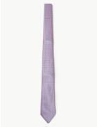 Marks & Spencer Micro Geometric Tie Pale Pink Mix
