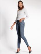 Marks & Spencer High Waist Super Skinny Jeans Medium Indigo