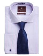 Marks & Spencer Pure Silk Micro Spotted Ties Navy