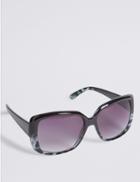 Marks & Spencer Graduated Square Sunglasses Green Mix